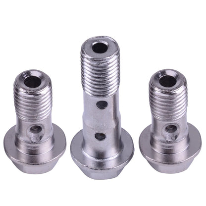 3 x M10 x 1.25 Motorcycle Brake Banjo Bolts for Yamaha, Kawasaki, Suzuki