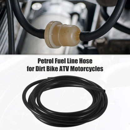 Fuel Vent Line Hose 0.31'' x 10ft Black for Motorcycle