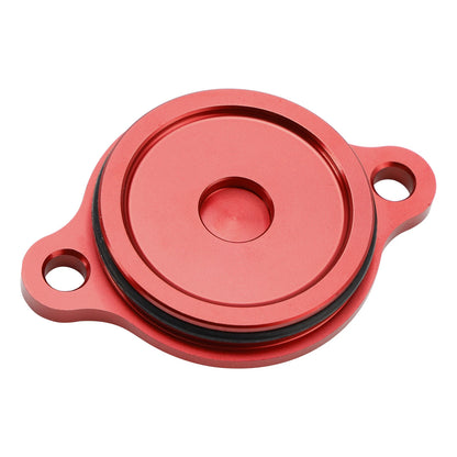 CNC Oil Filter Cover - Red for Honda ST 125 Dax, MSX 125, Grom, Z 125, Monkey C 125 (2021-2023)