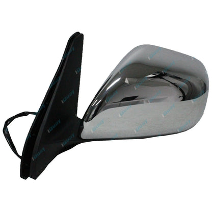 LH+RH Chrome Electric Mirrors for Toyota Landcruiser Prado 120 Series '02-'09