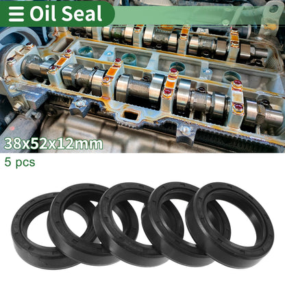 Oil Seal / 38x52x12mm / Rotary Shaft Seal NBR Rubber for Make Model