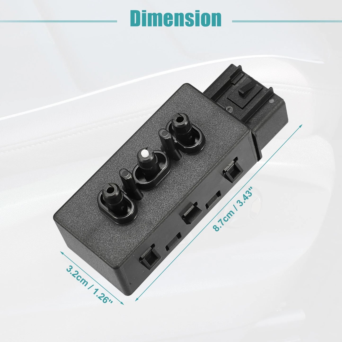Front Left Side 6 Way Power Seat Switch for Chevrolet Avalanche (2007-2013)