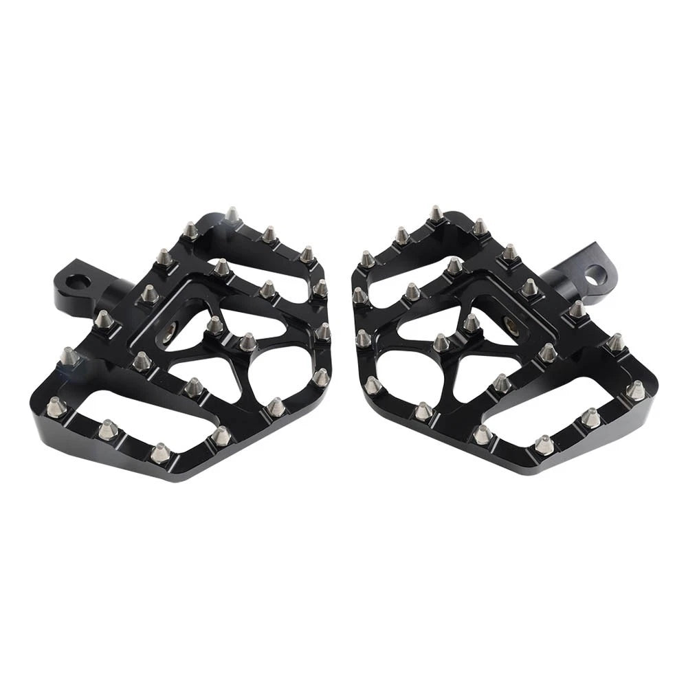 Wide Foot Pegs MX Style Floorboard for Harley Touring & Sportster (2000-2023)