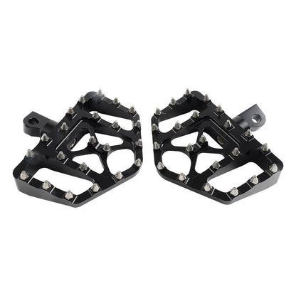 Wide Foot Pegs MX Style Floorboard for Harley Touring & Sportster (2000-2023)