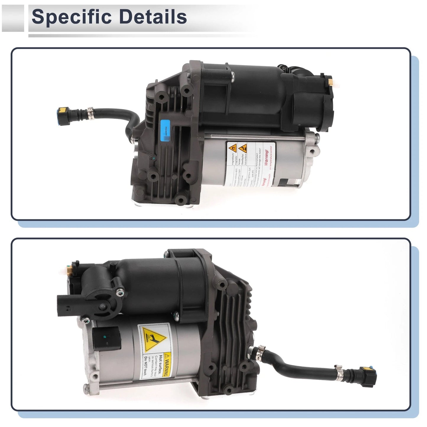 Air Suspension Compressor for BMW X5 (2007-2013) 1 x Compressor Unit