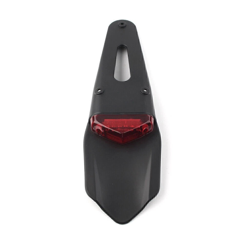 LED Tail Lights for Universal Dirt Bike Motorcross Off-Road Fender Red