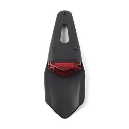 LED Tail Lights for Universal Dirt Bike Motorcross Off-Road Fender Red