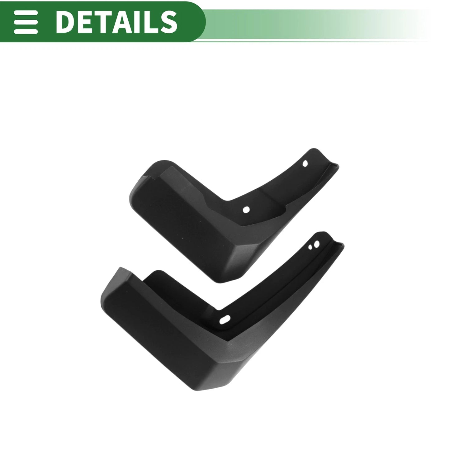 Mud Flaps Splash Guards for Ford Escort (2019-2021) with Mount Accessories