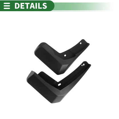 Mud Flaps Splash Guards for Ford Escort (2019-2021) with Mount Accessories