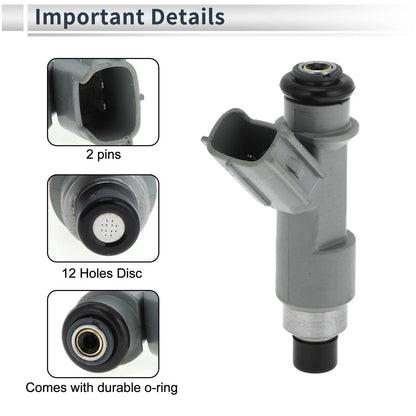 Fuel Injector for Toyota Crown GRS20 3GRFE (2010-2013) 1 Pc Gray