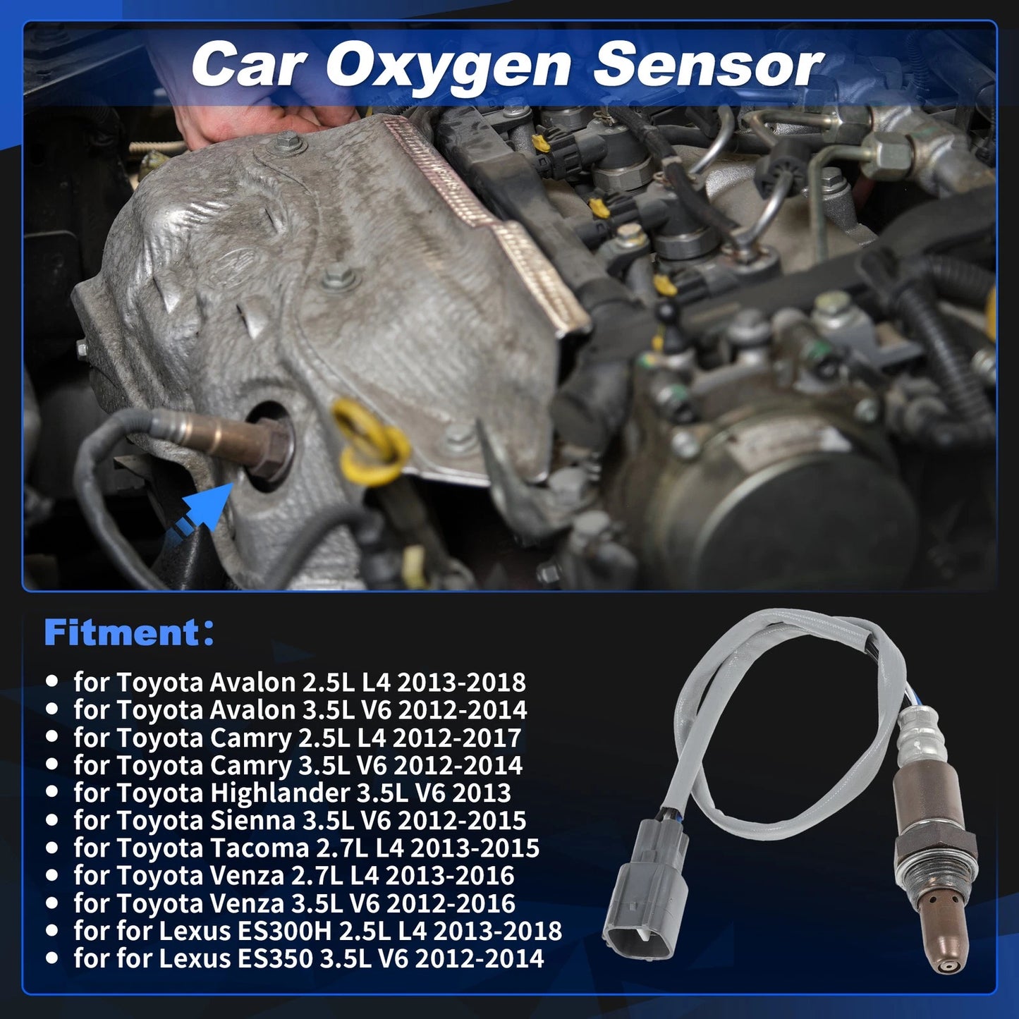 Upstream Oxygen Sensor 1 pc for Toyota Tacoma (2013–2015)