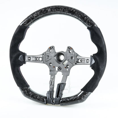 Forged Carbon Suede Steering Wheel for BMW F10 F11 F07 F12 F13 F06 F01 F02 (2010-2017)