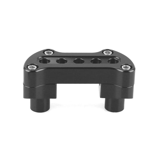 1pc Black Handle Bar Riser Clamp for Harley Dyna, Softail, Sportster (2006-2023)