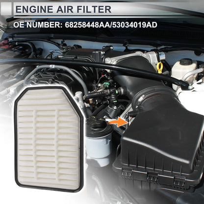 Engine Air Filter for JEEP Wrangler 2007-2016 2.8 CRD 1 x Pcs