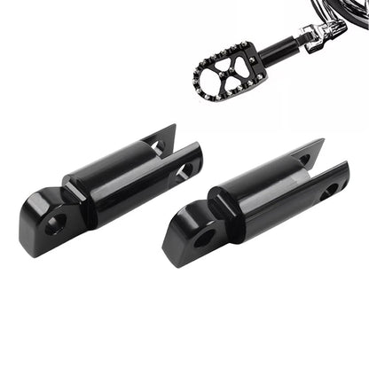 Male Mount Foot Peg Extensions for Harley Sportster, Softail, Dyna, Touring