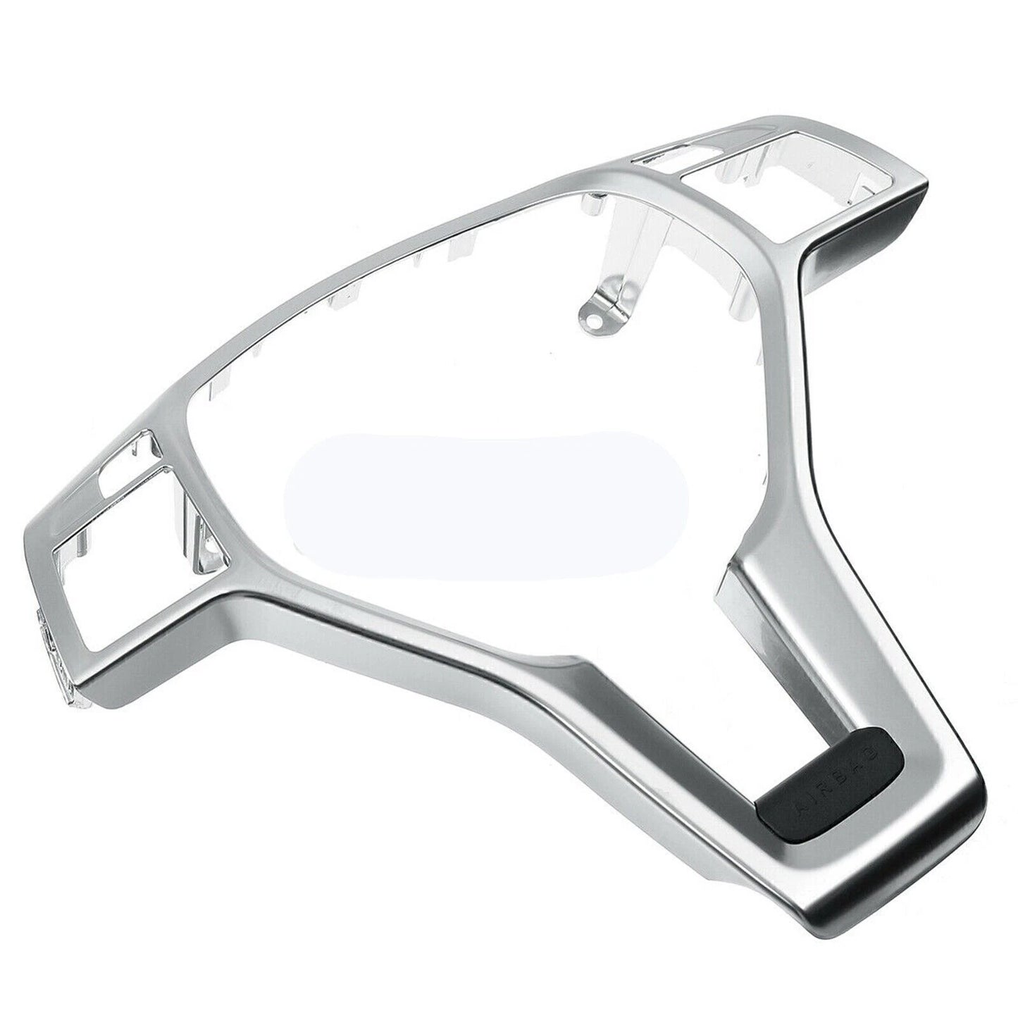 Silver Steering Wheel Cover Trim for Mercedes Benz W176 W204 W212 (2012-2014)