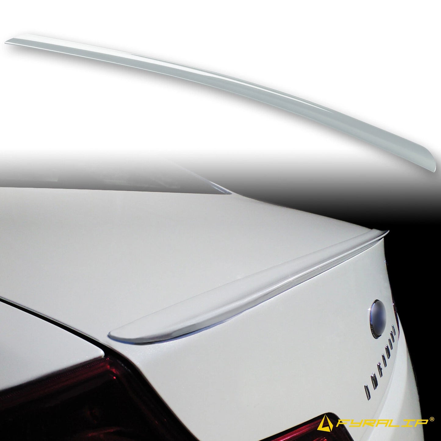 Silver Boot Lip Spoiler for Infiniti G35 Coupe (2003-2007)