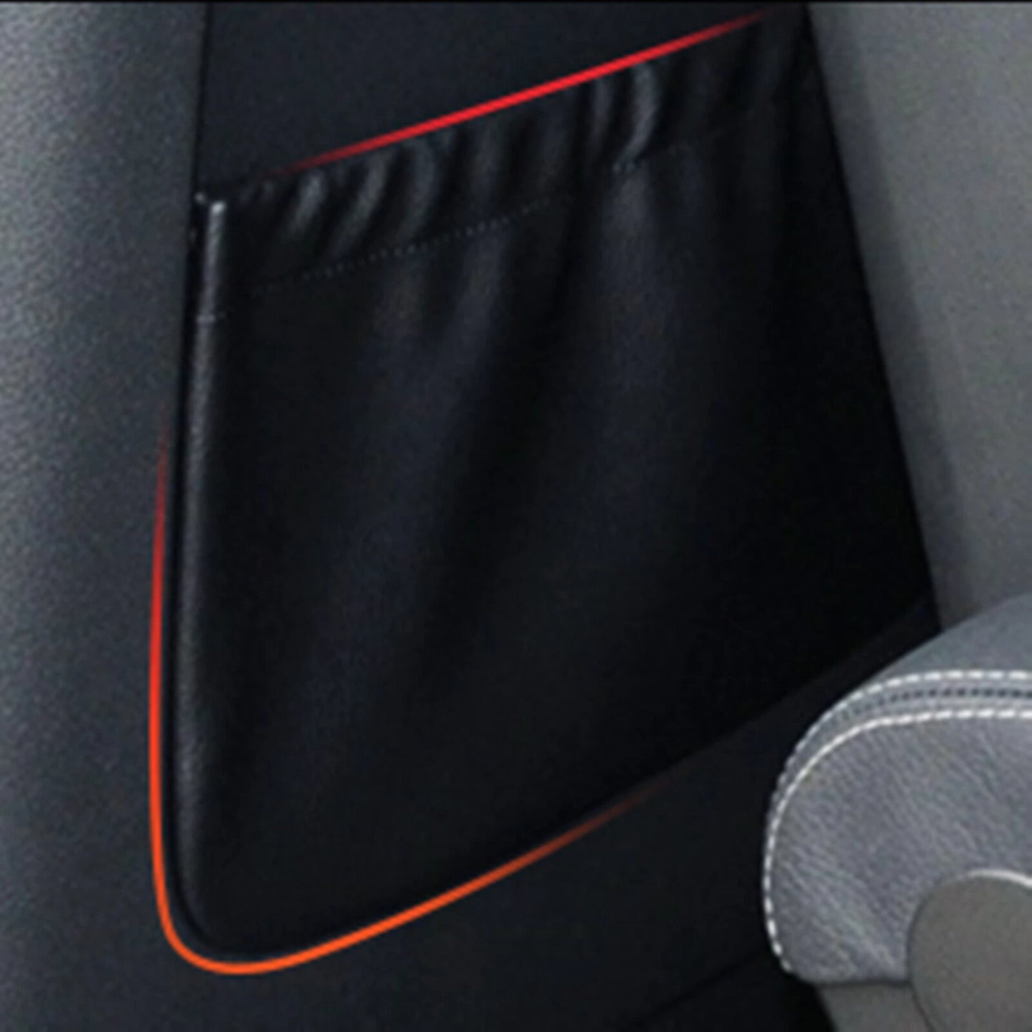 Black Seat Back Storage Pocket for Mercedes Benz Viano (2011-2015)
