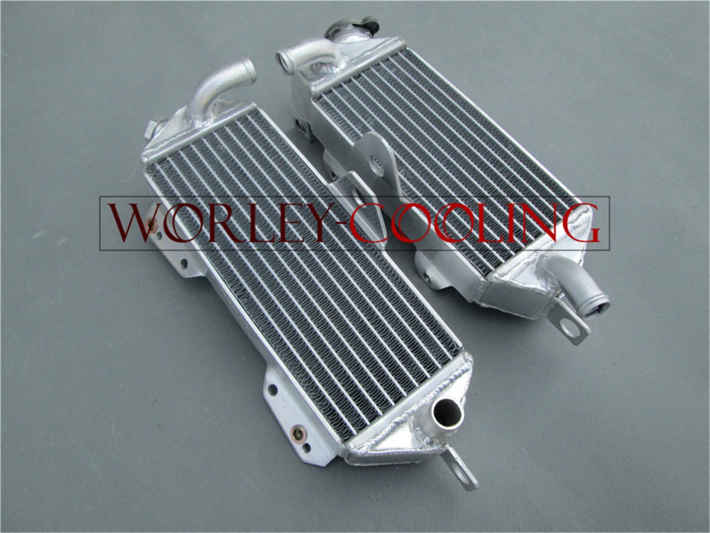 Aluminum Radiators for Kawasaki KX 250 (1987) 2 x Left & Right