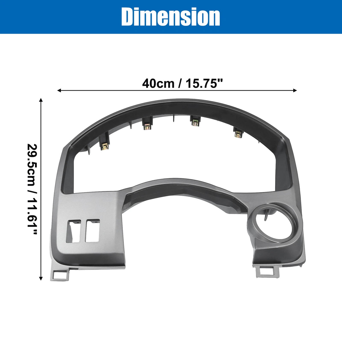 Dash Panel Gauge Cover Bezel Trim for Nissan Titan Armada (2004-2023)