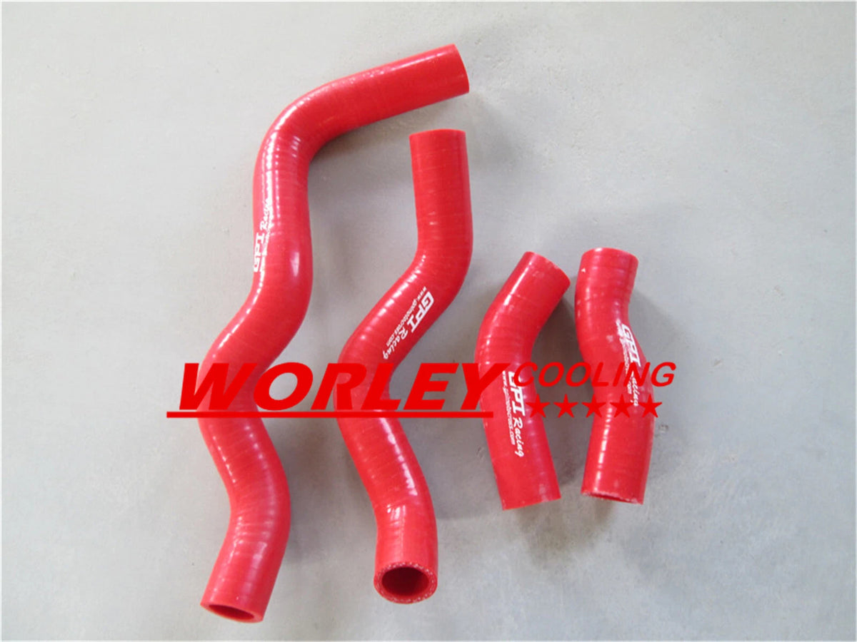 RED Silicone Radiator Hose for Kawasaki KLX250 (1993-2010)