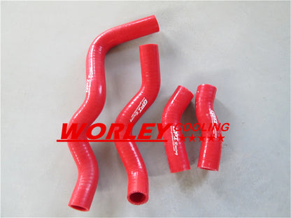 RED Silicone Radiator Hose for Kawasaki KLX250 (1993-2010)