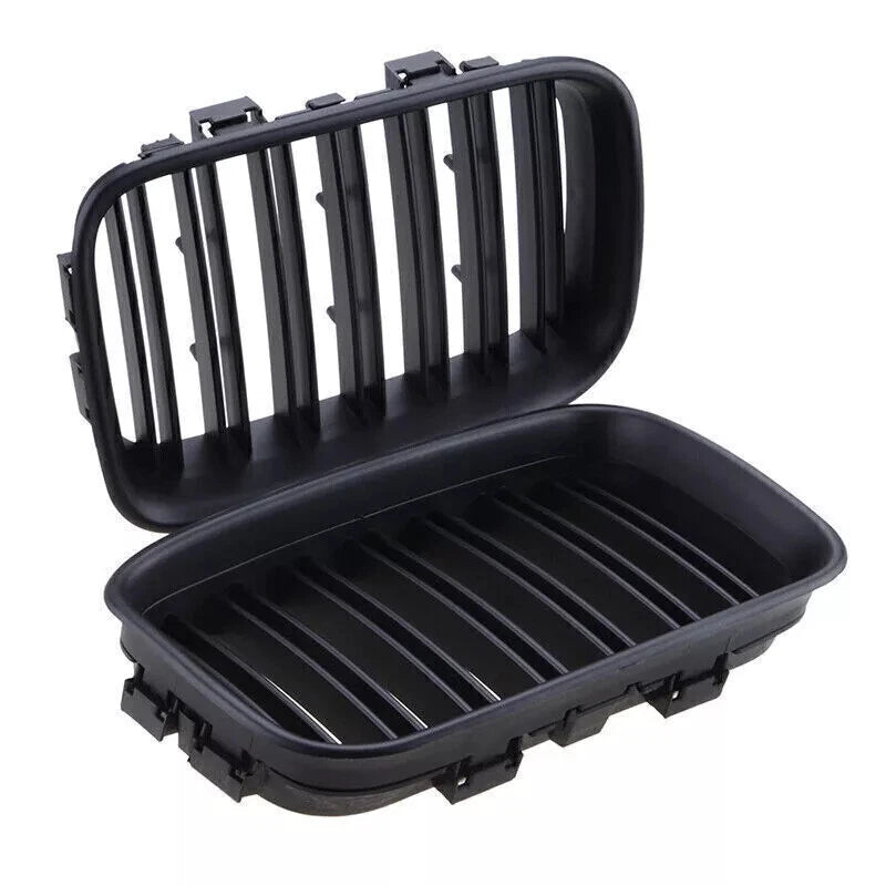 Front Matte Black Kidney Sport Hood Grille for BMW E36 318i 325i (1992-1996)
