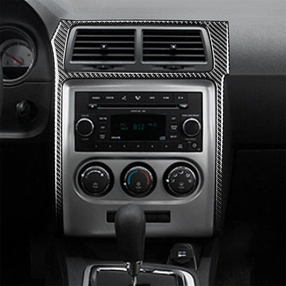 Dodge Challenger Carbon Fiber Dashboard Radio Panel Cover Trim (2008-2014)