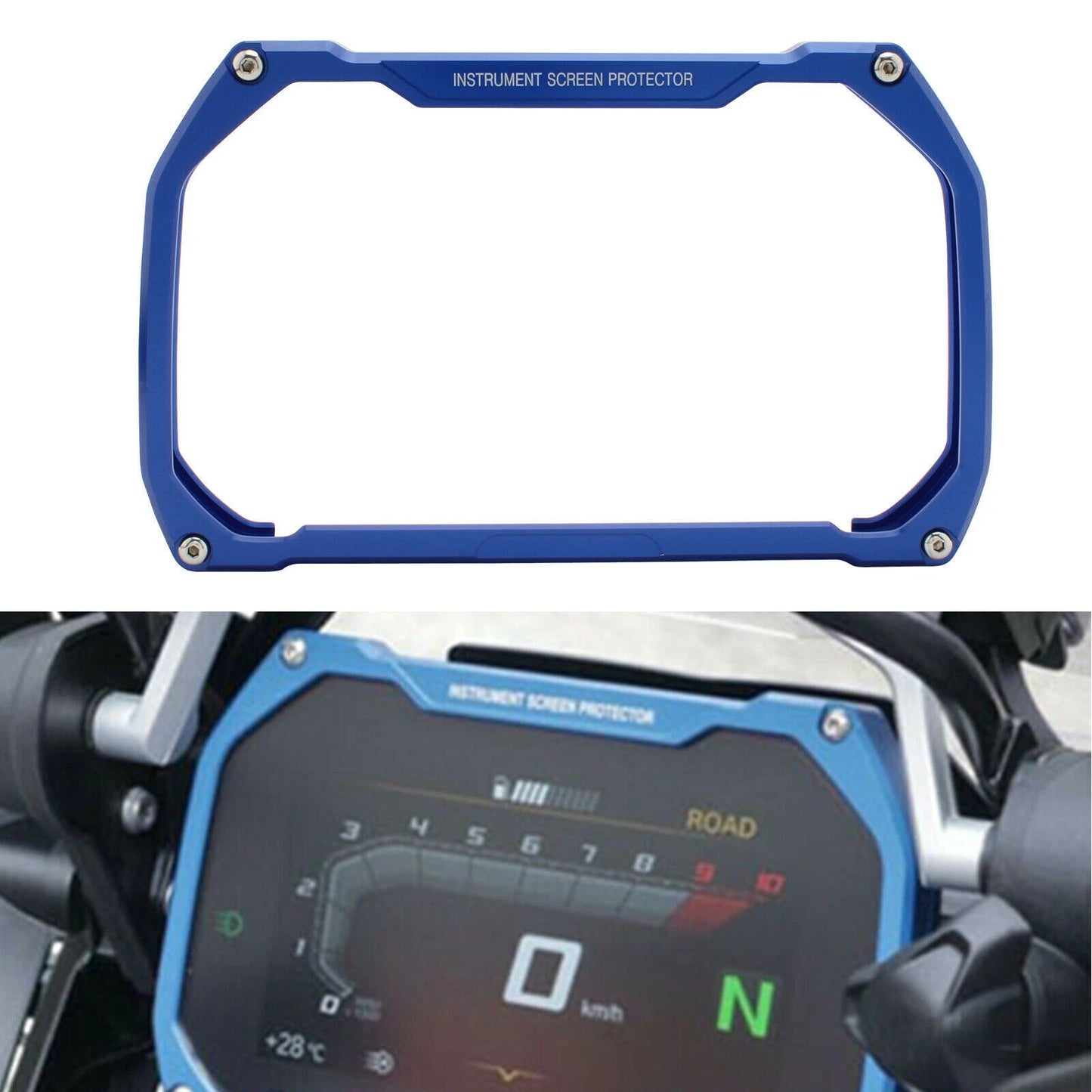 CNC Speedometer Cover Protector Blue for BMW R1200GS (2018-2020) R1250GS (2019-2020)