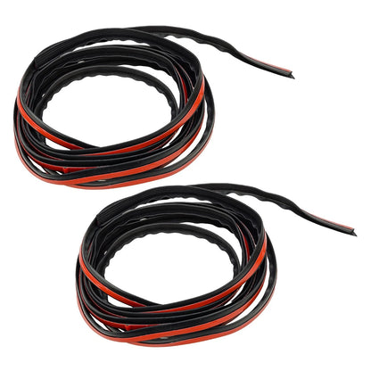 4M Car Door Trunk Seal Strip Weather Edge Decoration Accessories