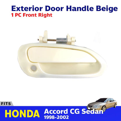 Exterior Door Handle Beige Front Right Fits Honda Accord CG 4D SEDAN 1998-02 D06