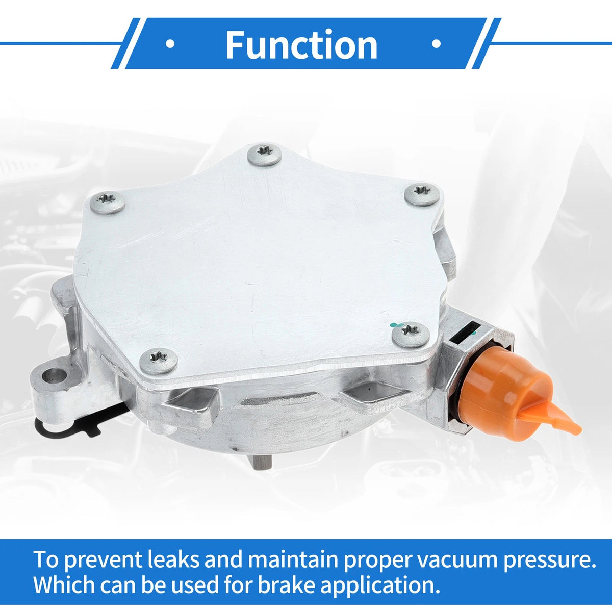 Brake Vacuum Pump for Ford Fiesta (2010-2019) - Engine Vacuum Pump 1 x