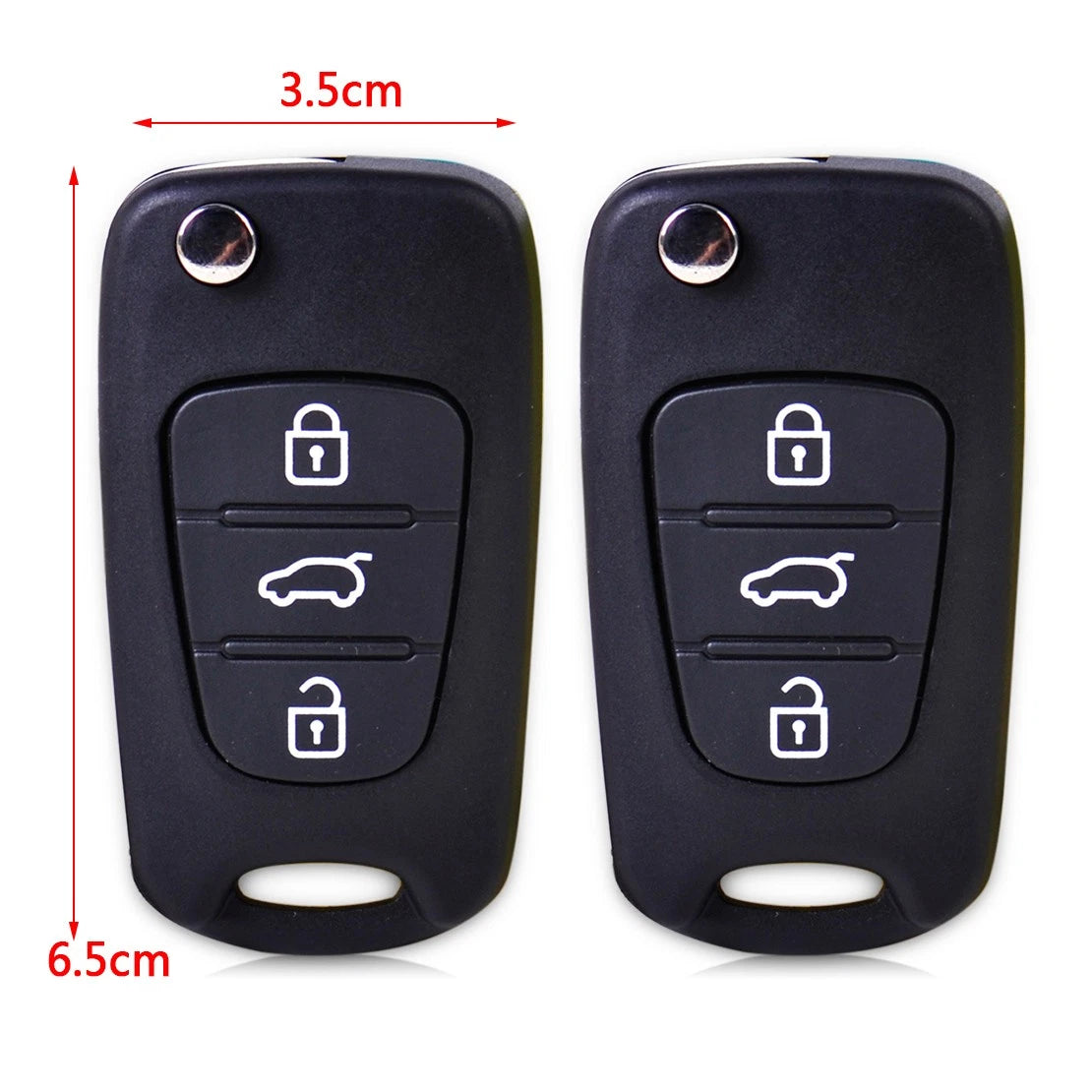 3 Button Car Key Shell Housing for Kia Hyundai ( Specified)