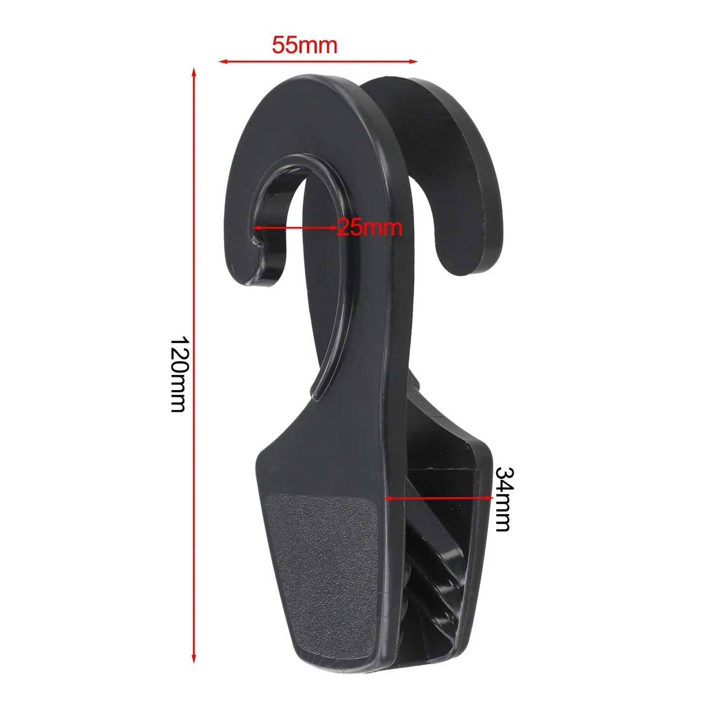 25mm ABS Boat Rail Fender Hanger Hook for Easy Rope Adjustments