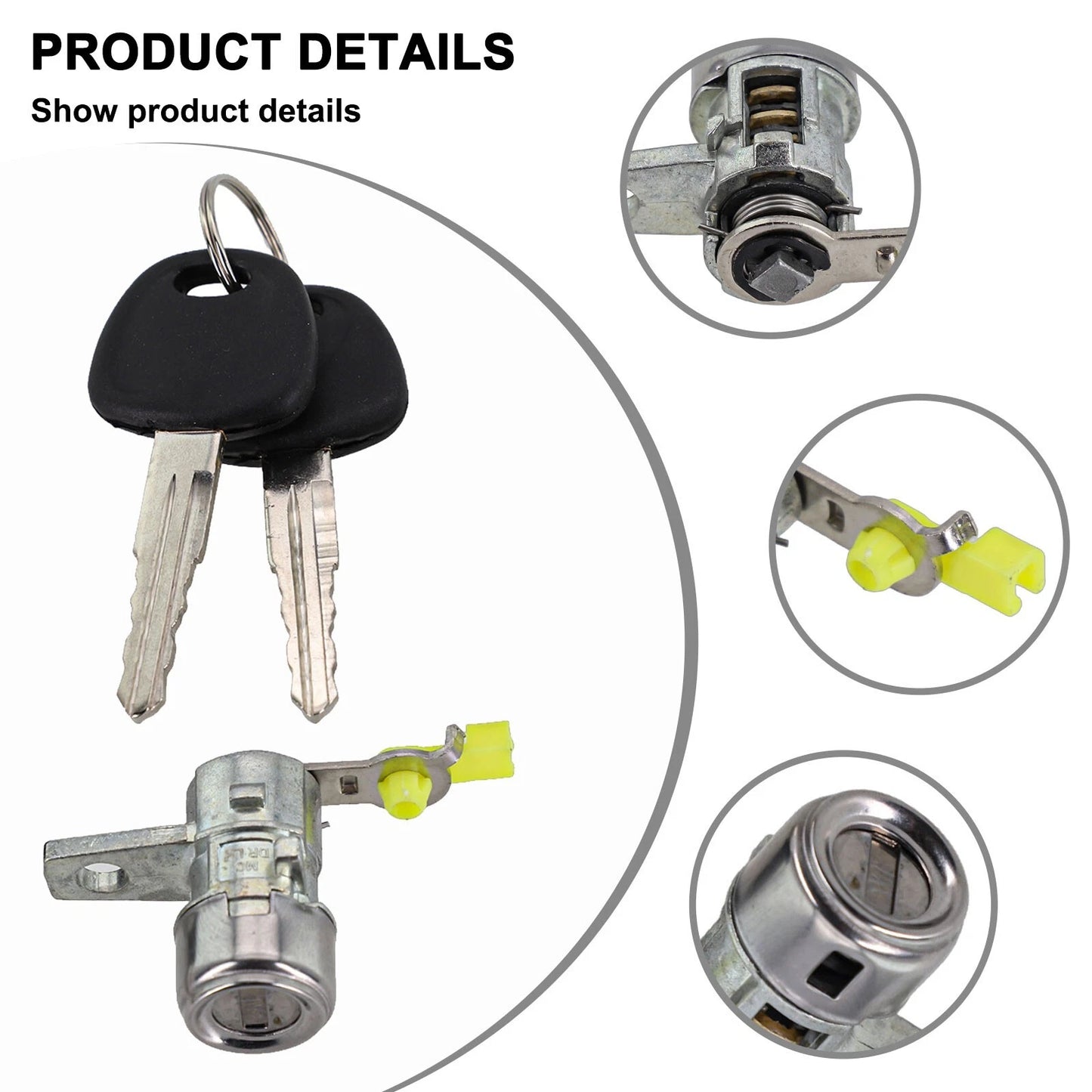 Door Lock Cylinder for Hyundai Accent LH Driver Side