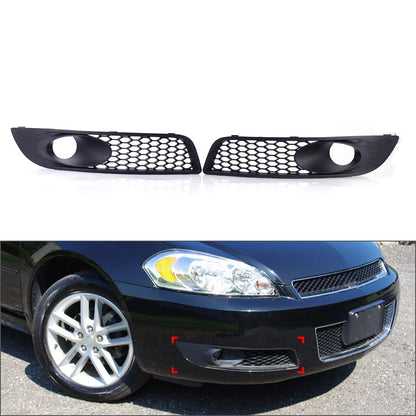 Front Bumper Fog Light Grille Cover for Chevrolet Impala (2006-2013)