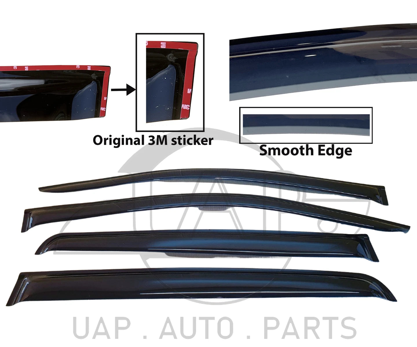 Weather Shield Window Visor for Isuzu D-Max (2012–2020)