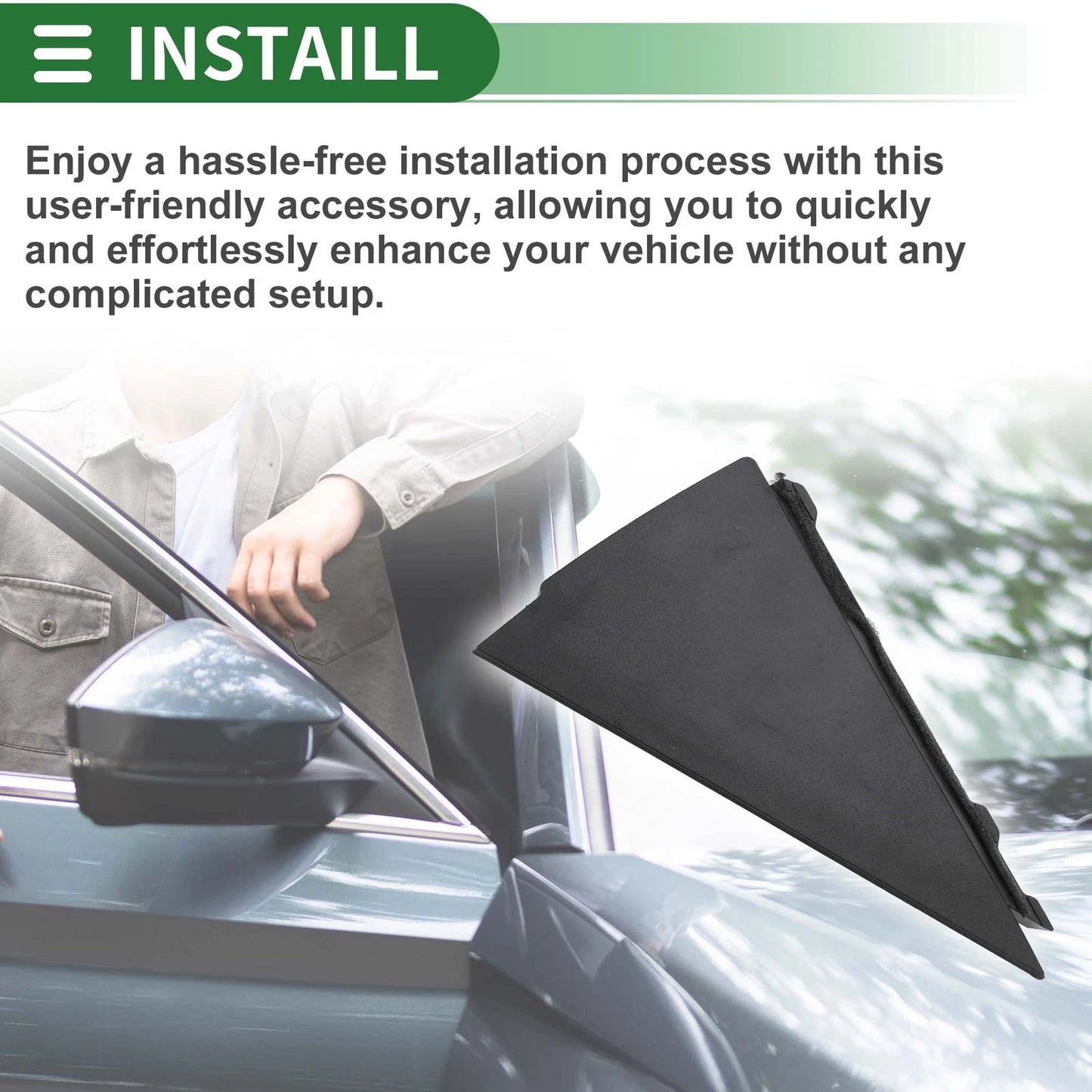 Front Right Pillar Corner Triangle Trim for Hyundai i30 (2008)