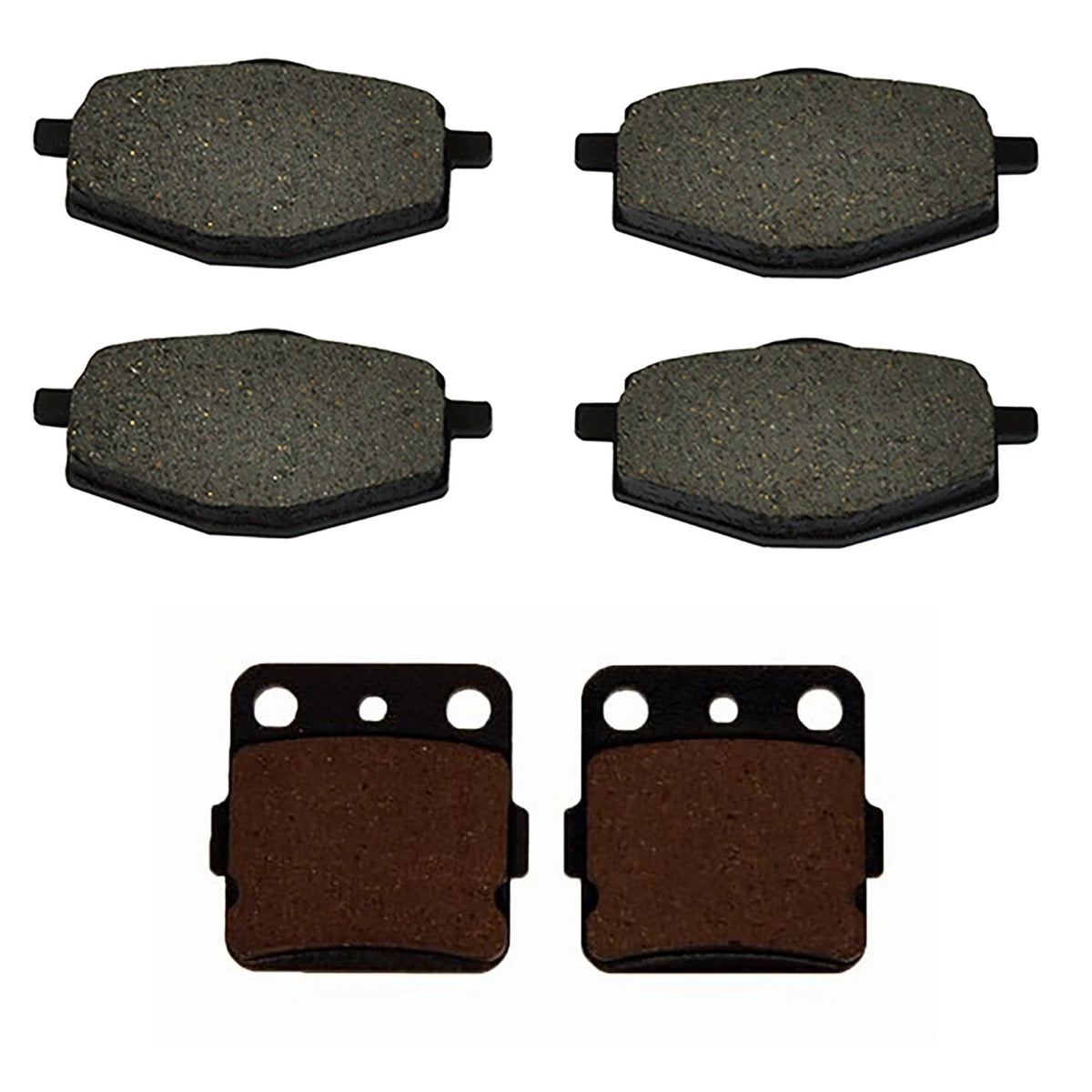 Front & Rear / 2 x Semi-Metallic Brake Pads for Yamaha Warrior 350 (1987–1988)