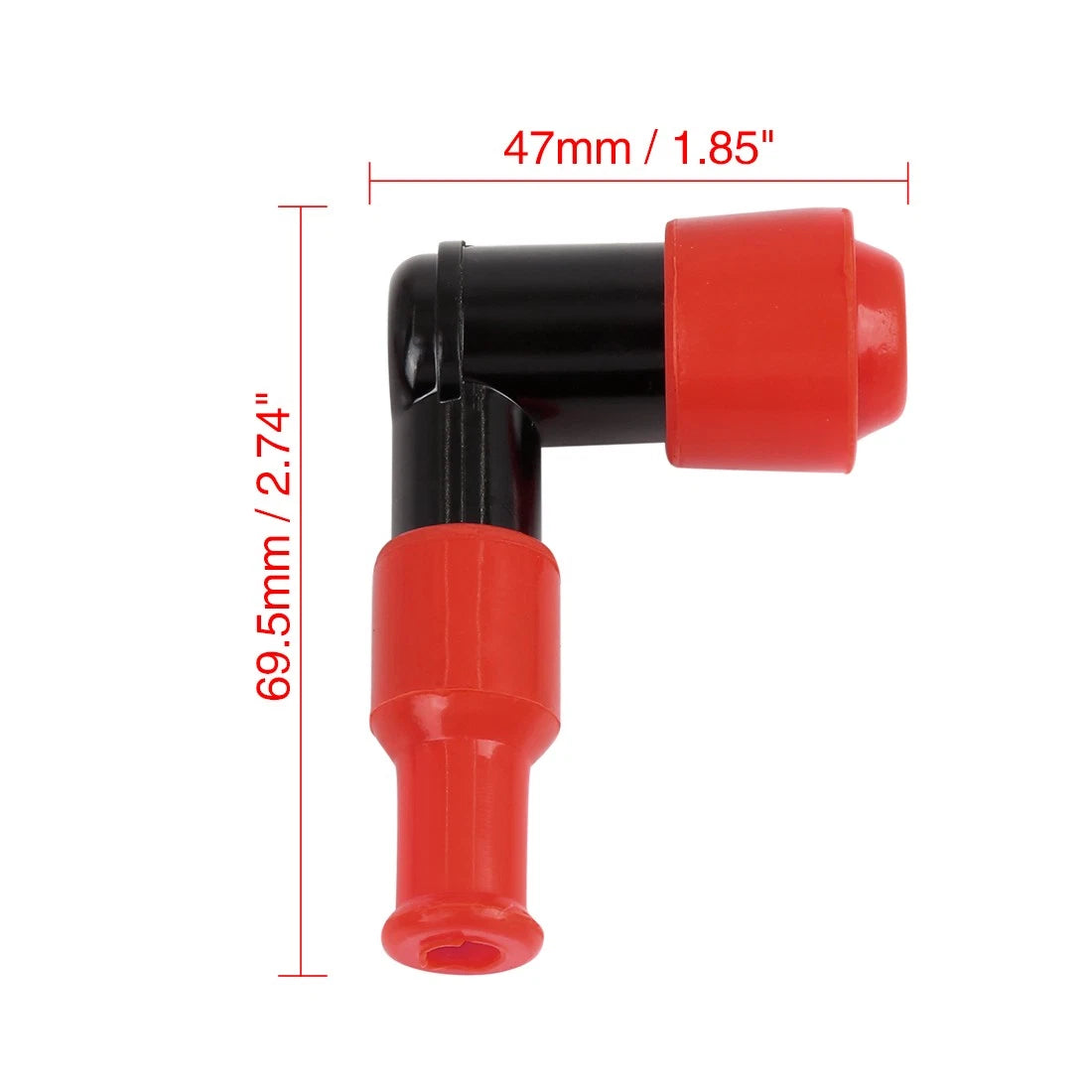 2pcs Spark Plug Cap 90 Degree Waterproof for CG125 WY125 Dirt Bike