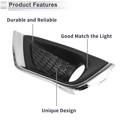Front Left Fog Light Grill for Jeep Compass (2017-2019)