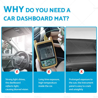 Non-Slip Dash Mat for Haval H6 SUV ULTRA LUX with Heads Up Display (2021-2024)