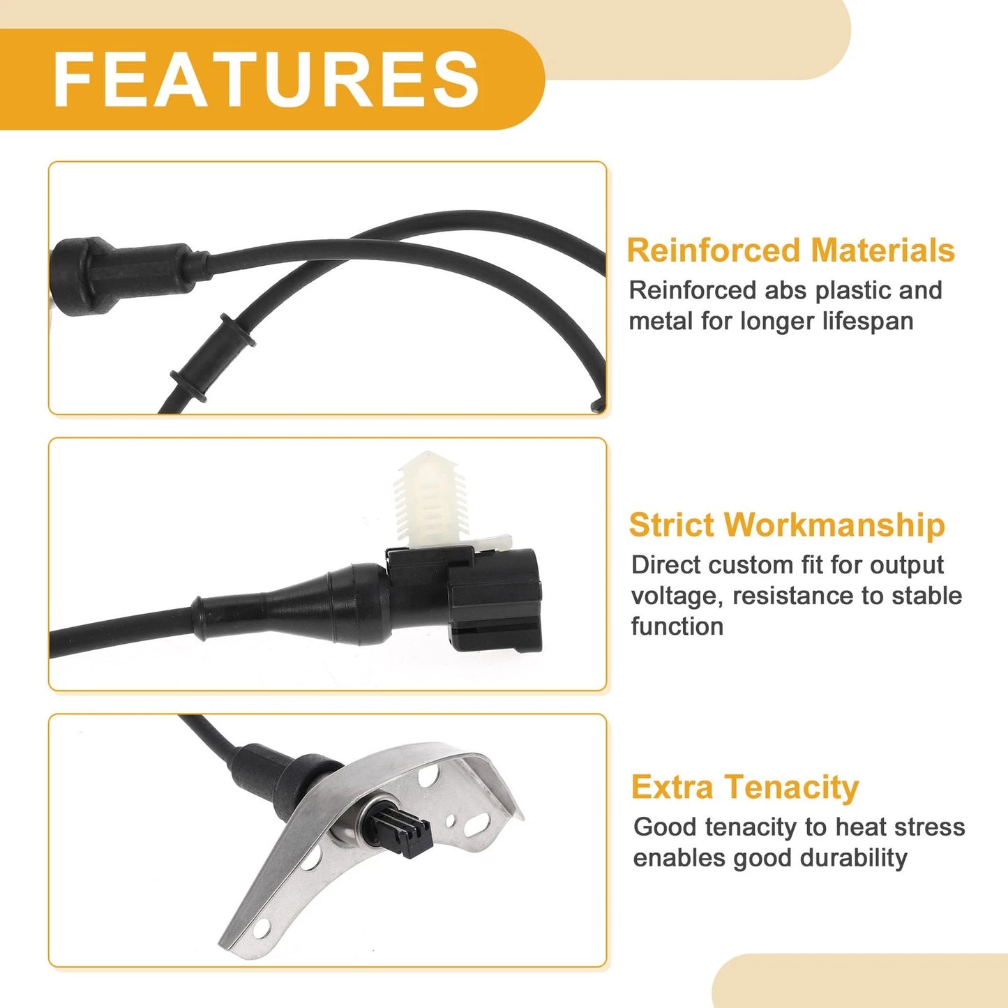 ABS Wheel Speed Sensor for Ford E-250 (2002-2014)