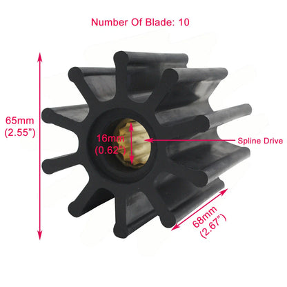 Water Pump Impeller for JABSCO Yamaha 6LY-UTE, 6LY-STE