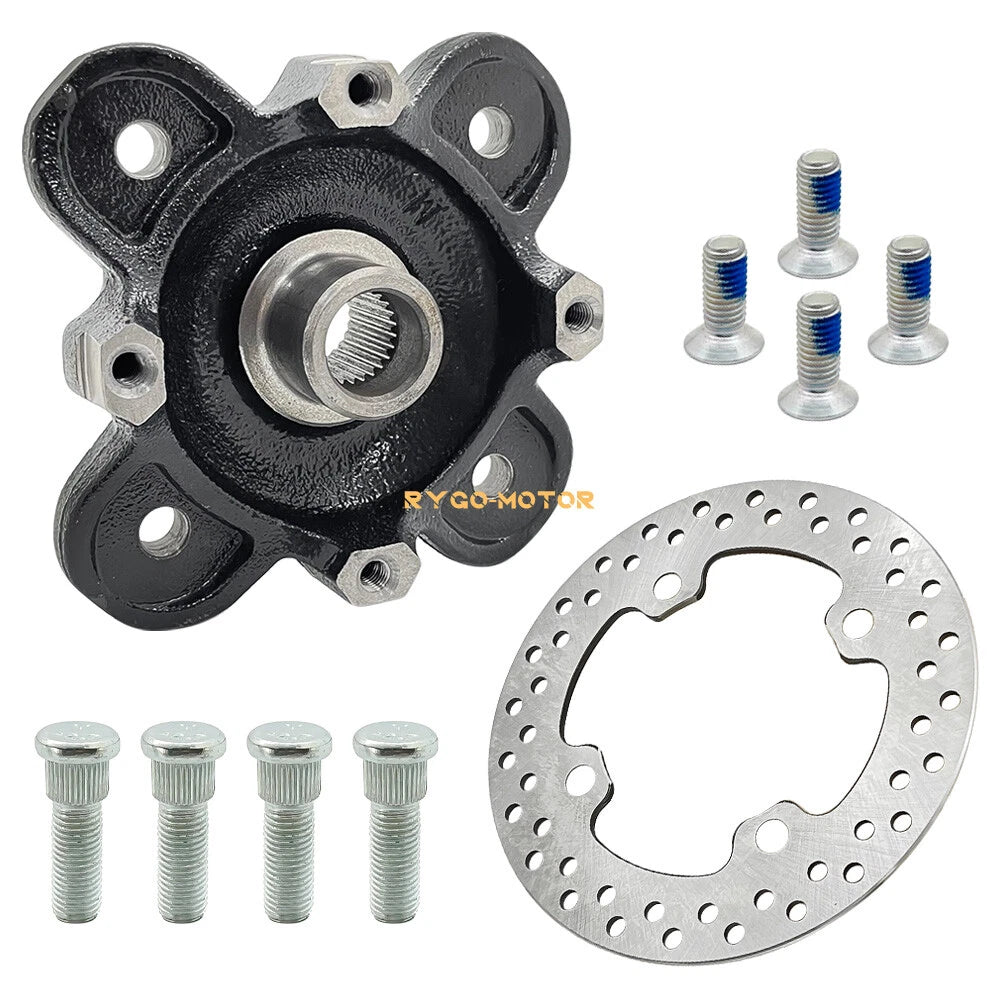 Front Wheel Hub / Brake Rotor with Studs for Polaris Ranger 900 XP (2013–2019)