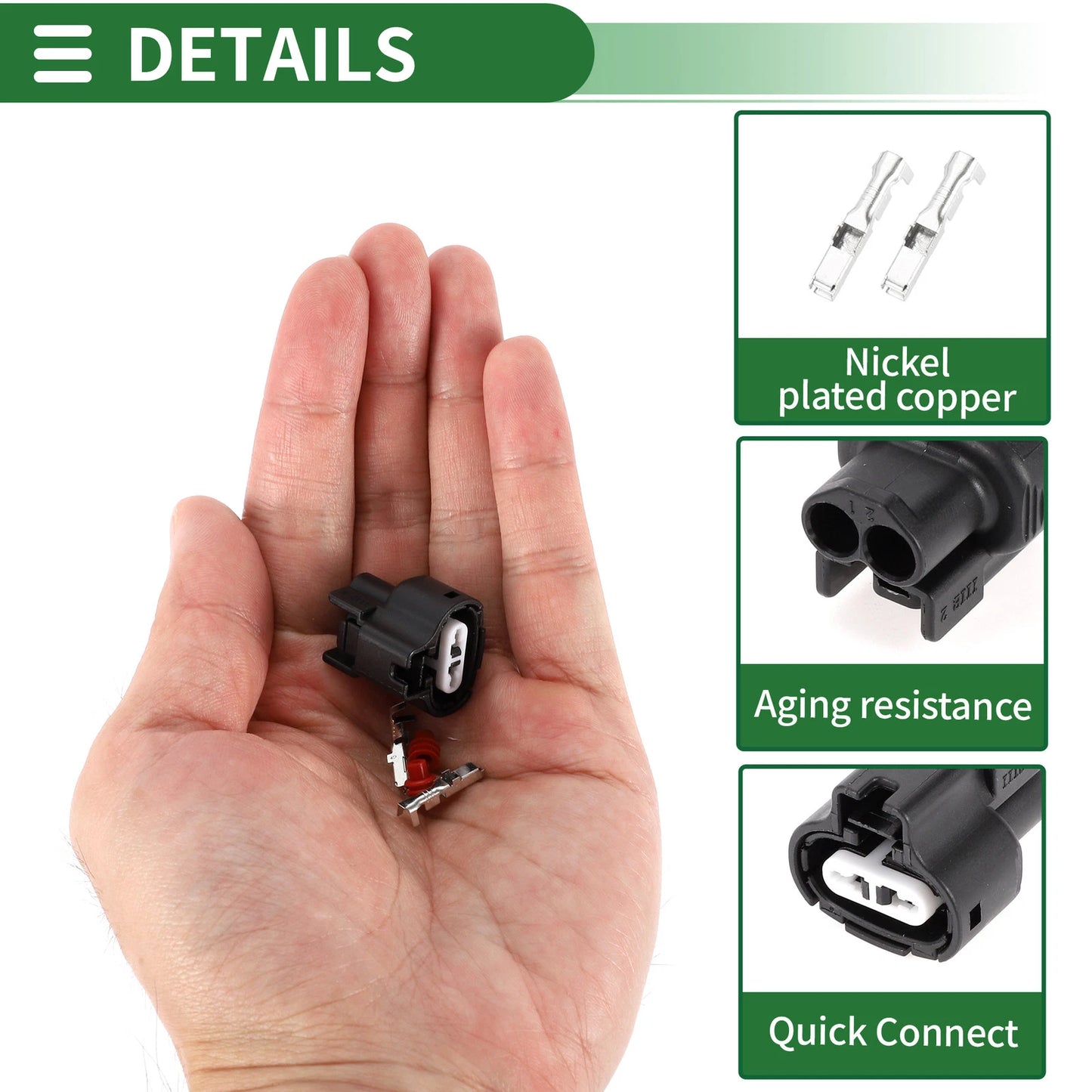 Intake Air Temperature Sensor Connector Plug for Toyota