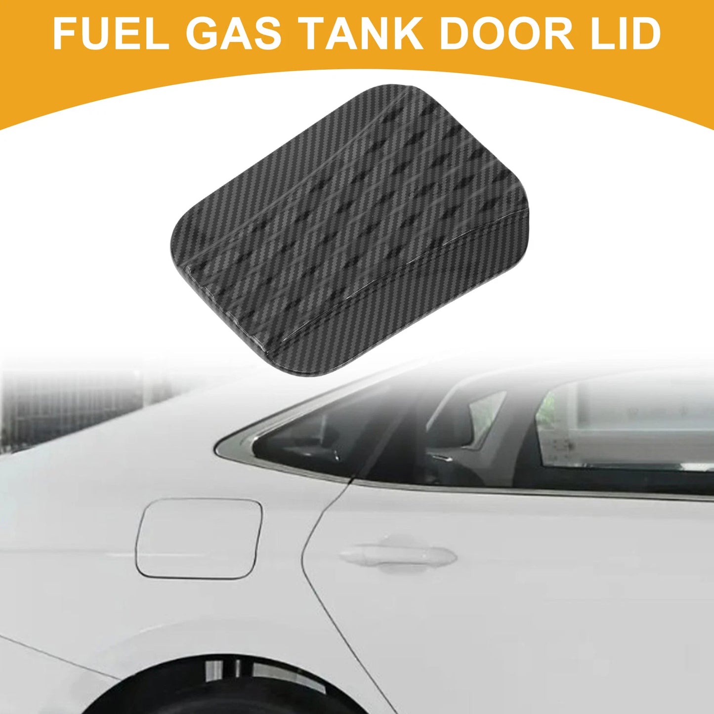 Fuel Tank Door Cap for Ford Bronco 2024-2025 Carbon Fiber Gas Tank Flap