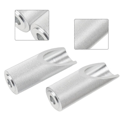 Silver Motorcycle Footpegs for Honda Ruckus Zoomer (2003-2023)