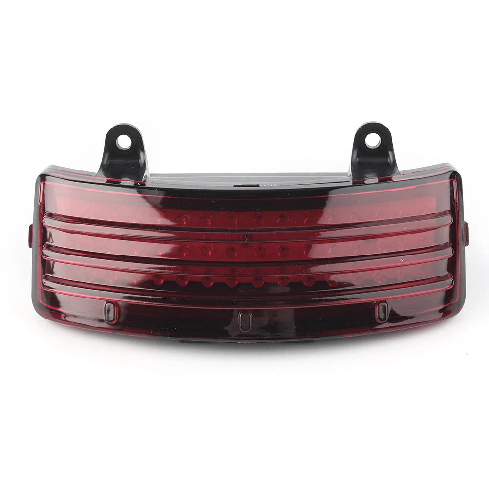 Smoke Tri-Bar LED Rear Tail Light for Harley Street Glide (2014-2018)