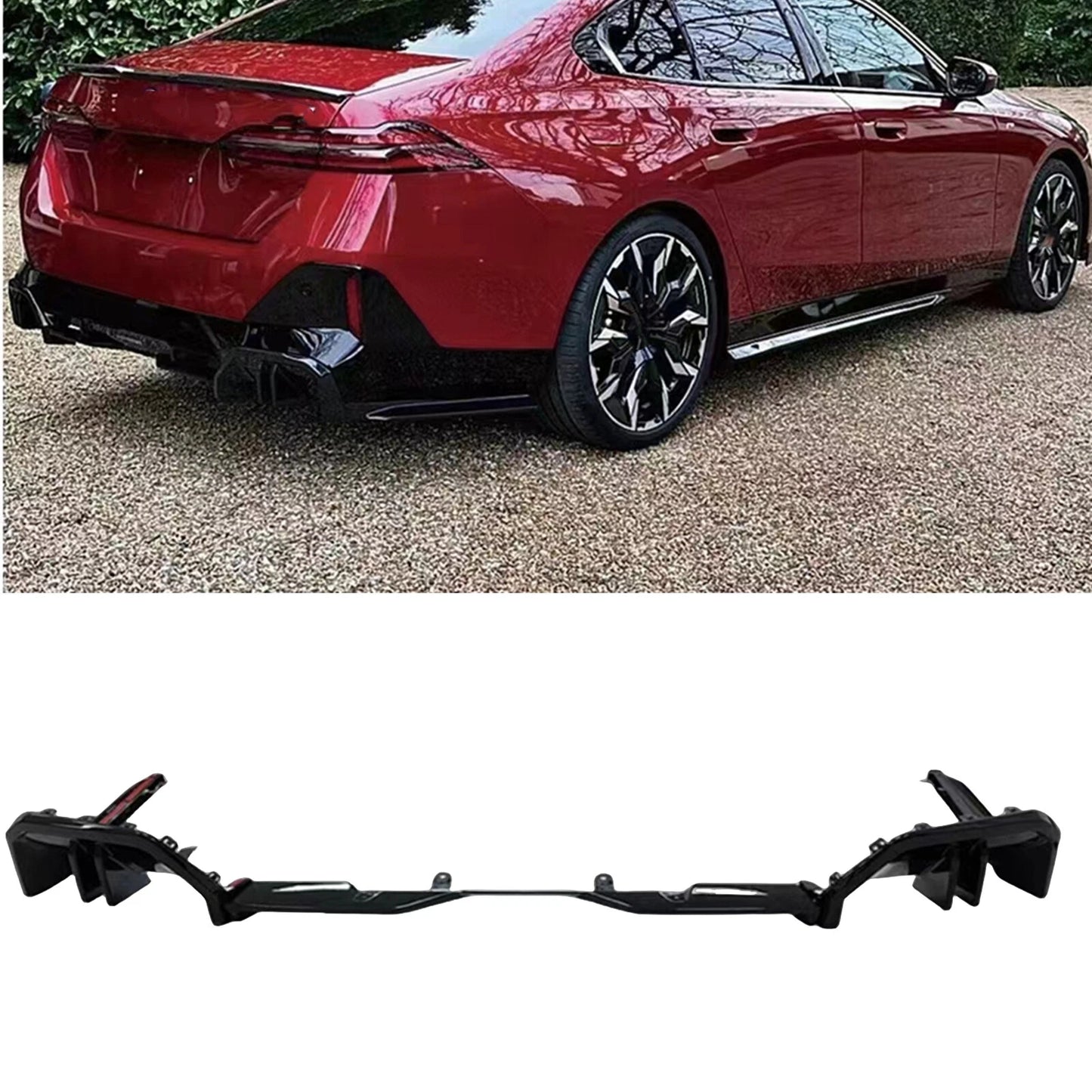 Rear Bumper Diffuser Lip for BMW 5 Series I5 G60 (2024)